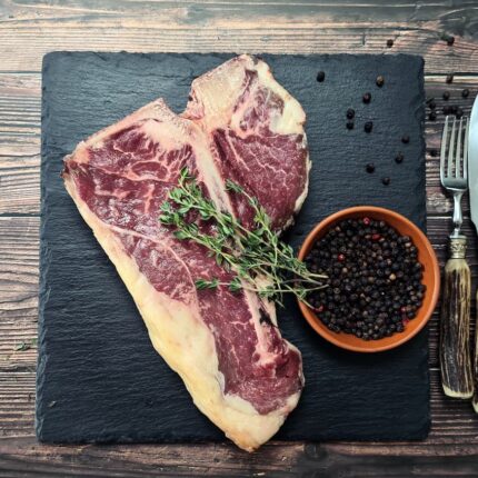 Dry aged T-bone steak