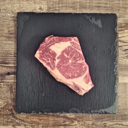 Dry aged ribeye steak