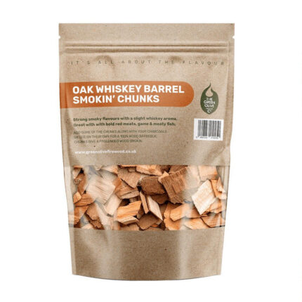 Oak Whiskey Barrel Smoking Chunks